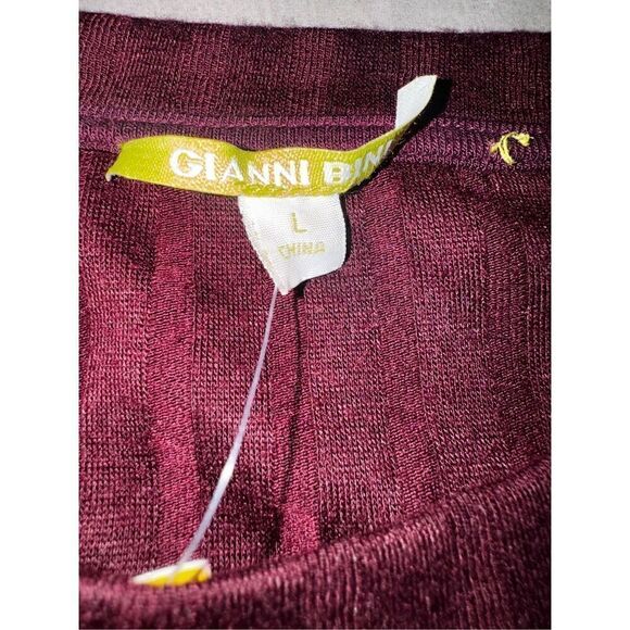 Gianni Bini Maroon Burgundy T Shirt Stretch dress, Women’s Large - Picture 4 of 7